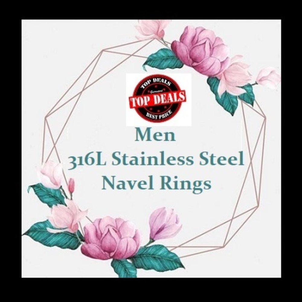 Men Stainless Navel Rings